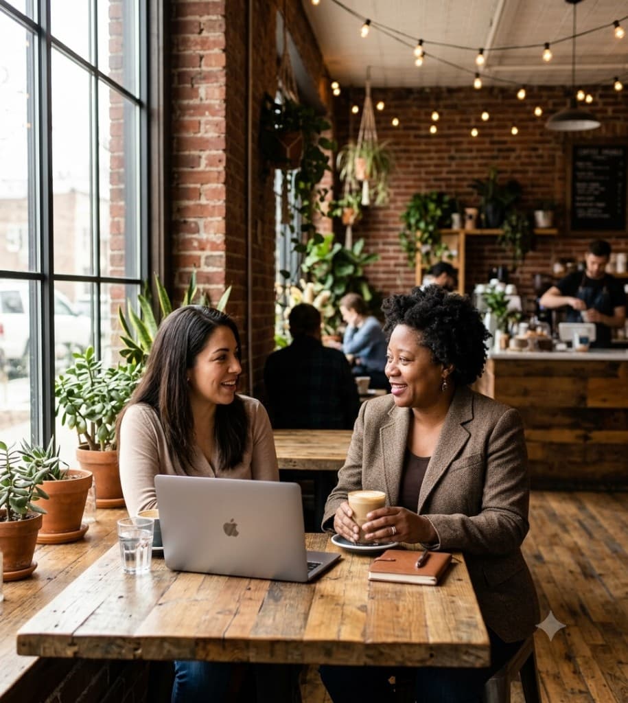 Jennifer in an executive coaching session